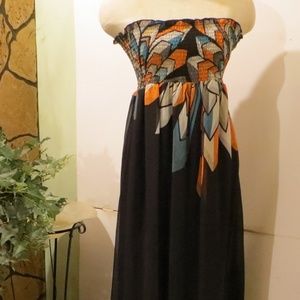Strapless Maxi Dress